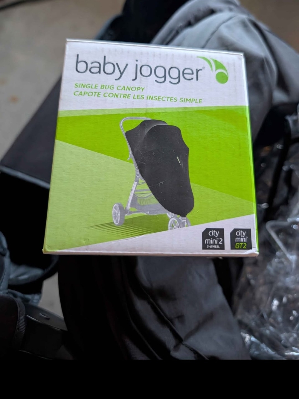 NIB Baby Jogger Single Bug Canopy